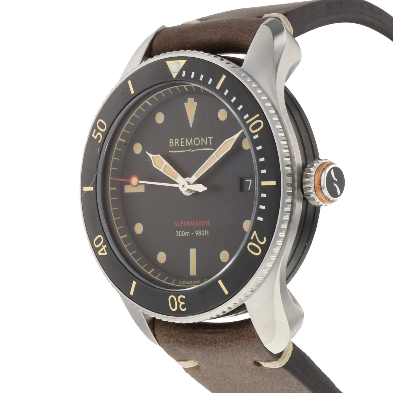 Pre-Owned Bremont Supermarine S301 Mens Watch S301-BK-R-S