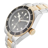 Pre-Owned Tudor Black Bay Black Steel and Yellow Gold Mens Watch M79733N-0008