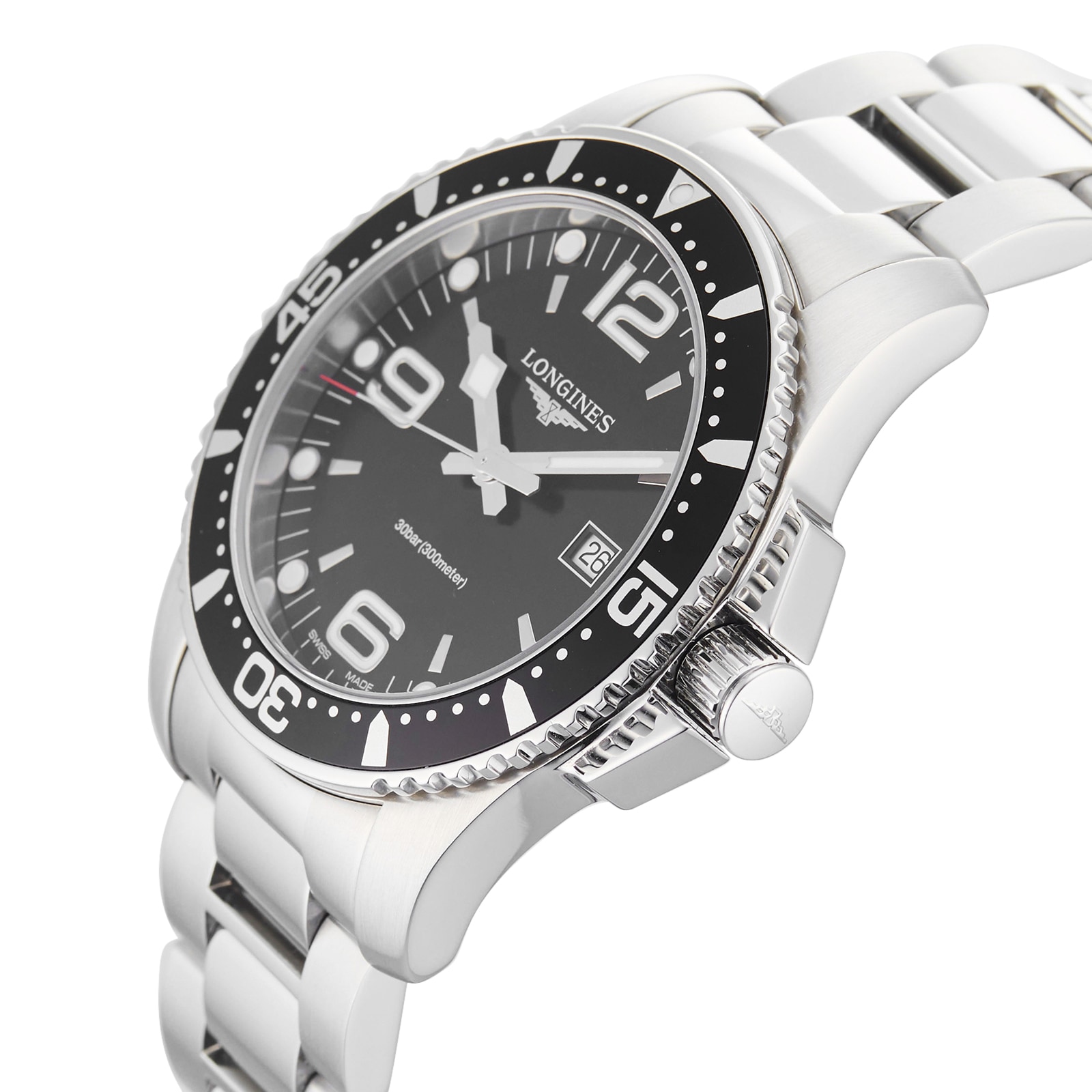 Pre-Owned Longines HydroConquest Mens Watch L3.840.4.56.6