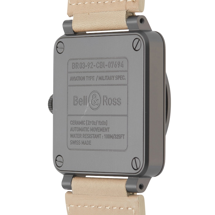 Pre-Owned Bell & Ross Pre-Owned Bell & Ross BR03-92 Desert Type Mens Watch BR0392-DESERT-CE