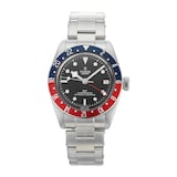 Pre-Owned Tudor Black Bay GMT Black Steel Mens Watch M79839RB-001