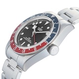 Pre-Owned Tudor Black Bay GMT Black Steel Mens Watch M79839RB-001