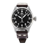 Pre-Owned IWC Pre-Owned  IWC Big Pilots Black Steel Mens Watch IW329301