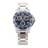 Pre-Owned Longines HydroConquest Chronograph 41 Mens Watch L3.643.4.96.6
