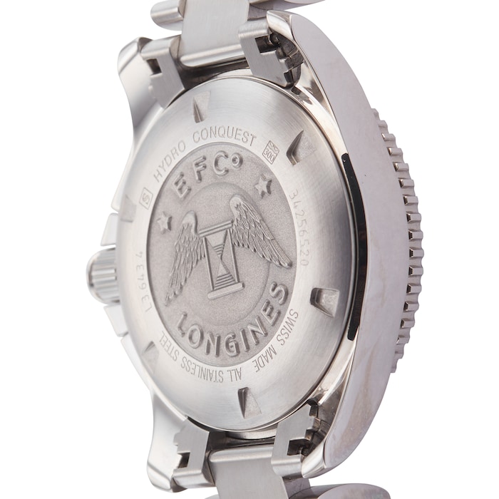 Pre-Owned Longines HydroConquest Chronograph 41 Mens Watch L3.643.4.96.6