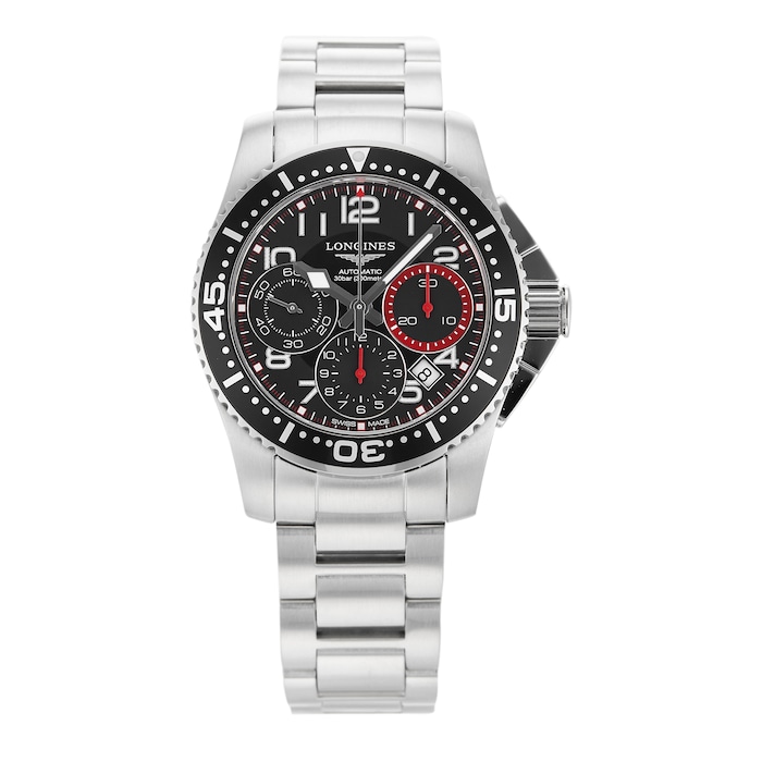 Pre-Owned Longines HydroConquest Chronograph Mens Watch L3.696.4.53.6