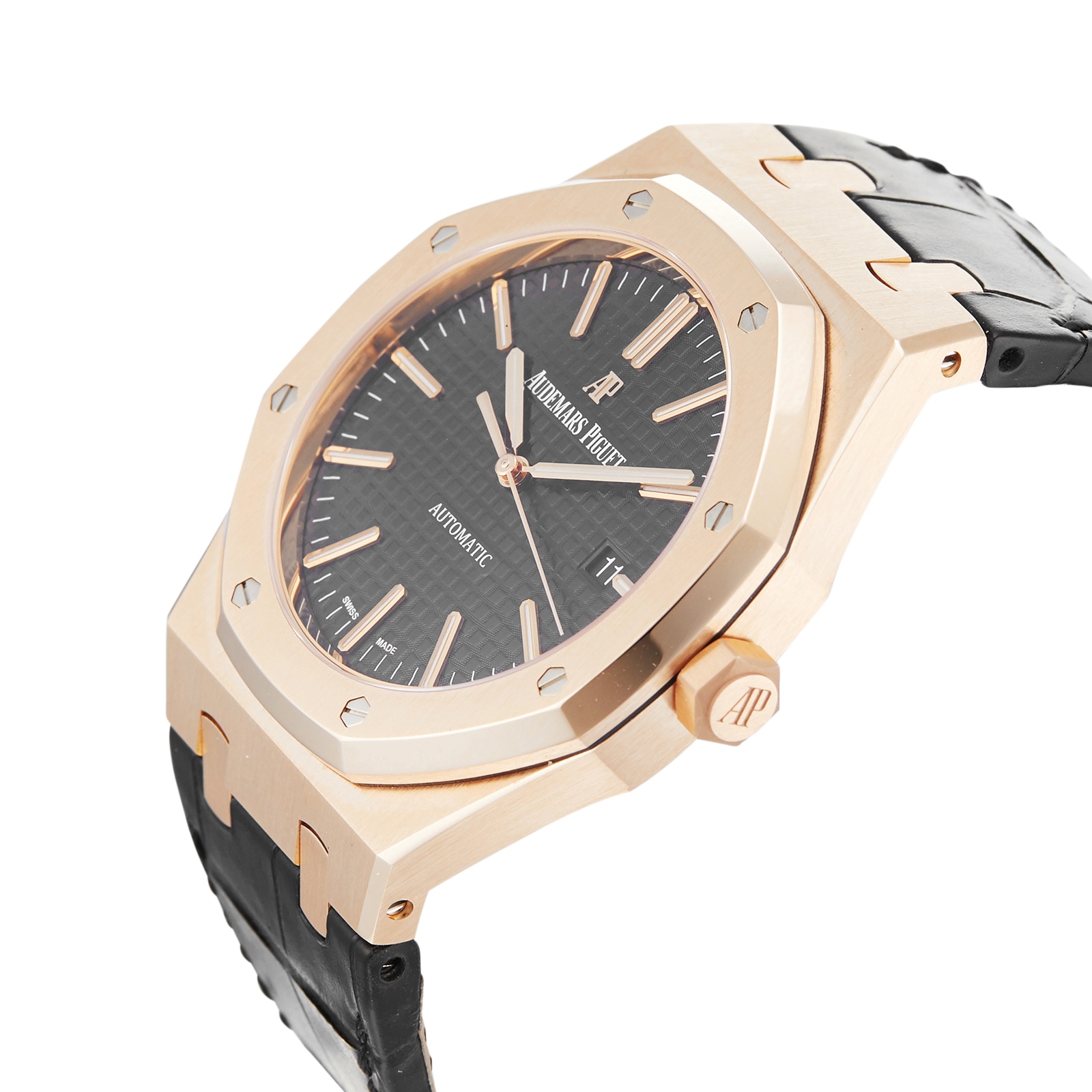 Pre Owned Audemars Piguet Royal Oak Mens Watch 15400OR.OO.D002CR.01