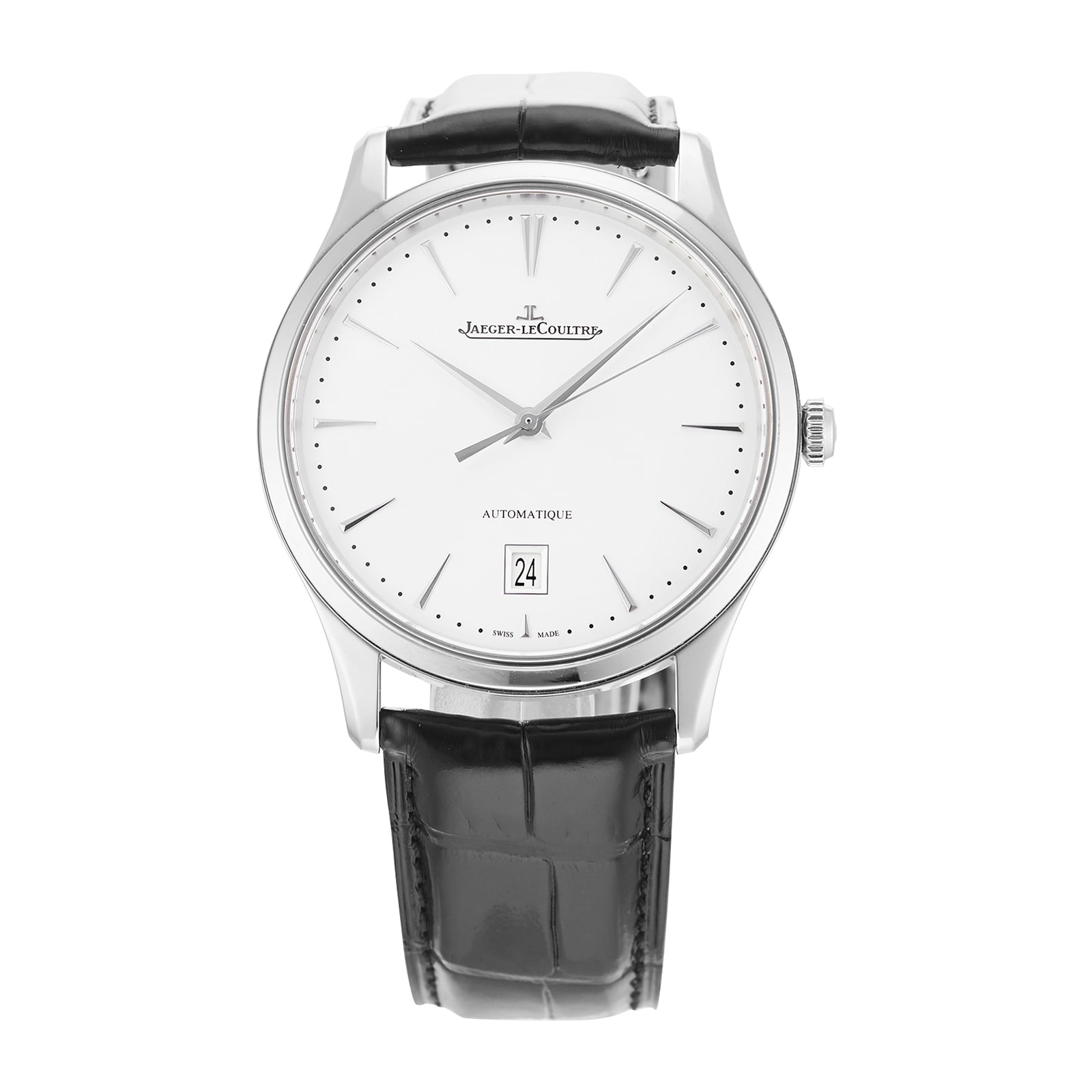 Pre-Owned Jaeger-LeCoultre Master Ultra Thin Date Mens Watch Q1238420 Pre-Owned Jaeger-LeCoultre Master Ultra Thin Date Mens Watch Q1238420