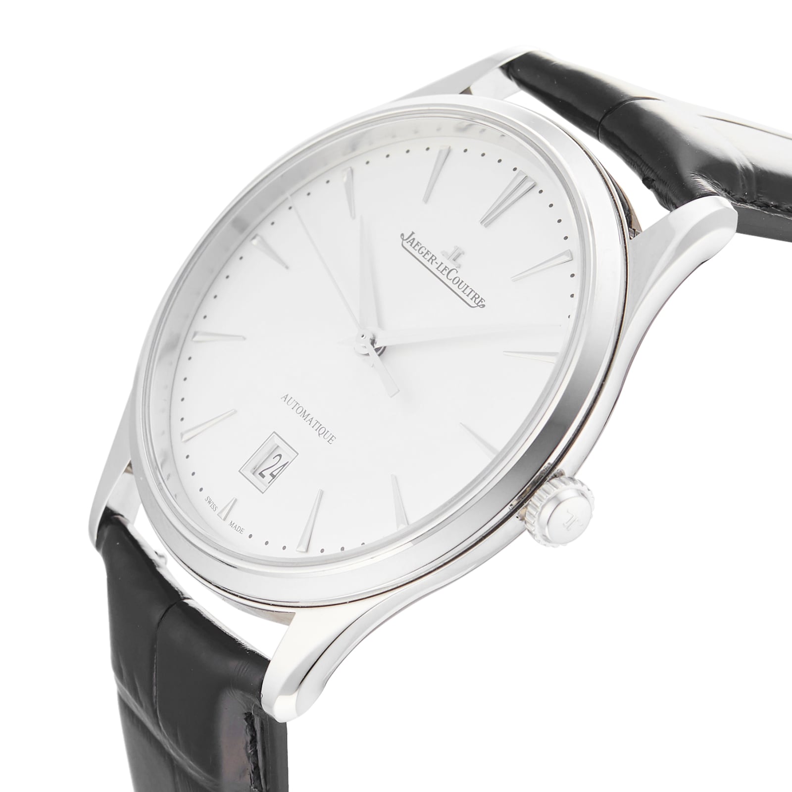 Pre-Owned Jaeger-LeCoultre Master Ultra Thin Date Mens Watch Q1238420 Pre-Owned Jaeger-LeCoultre Master Ultra Thin Date Mens Watch Q1238420