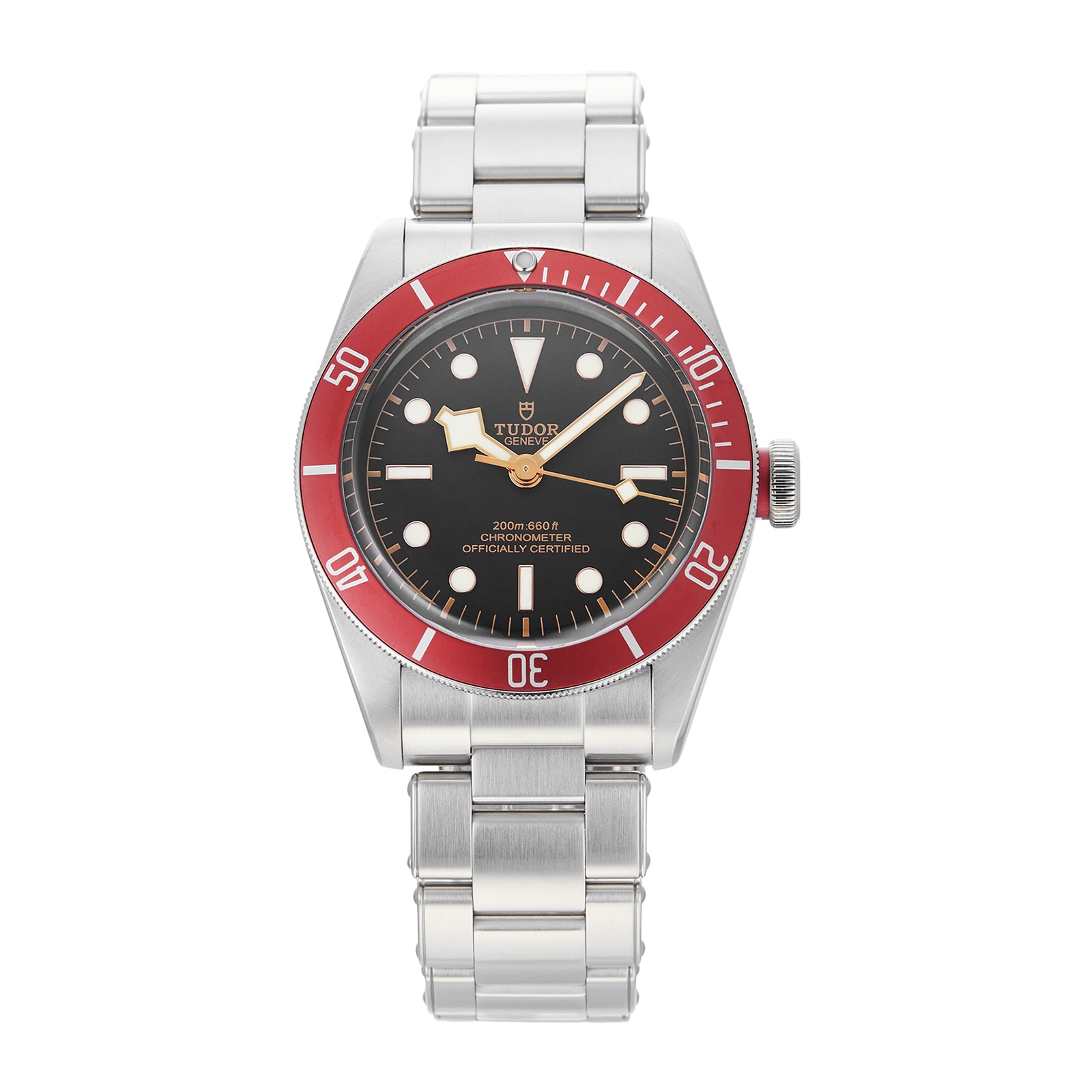 Pre-Owned Tudor Black Bay Black Steel Mens Watch M79230R-0012