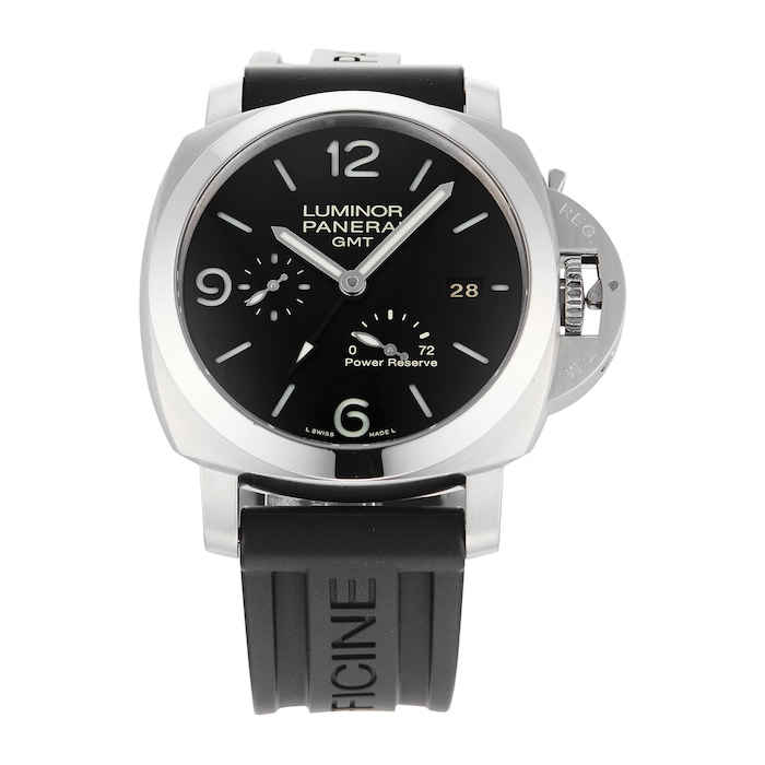 Pre-Owned Panerai Pre-Owned Panerai Luminor Due 3 Days GMT Power Reserve Mens Watch PAM00321