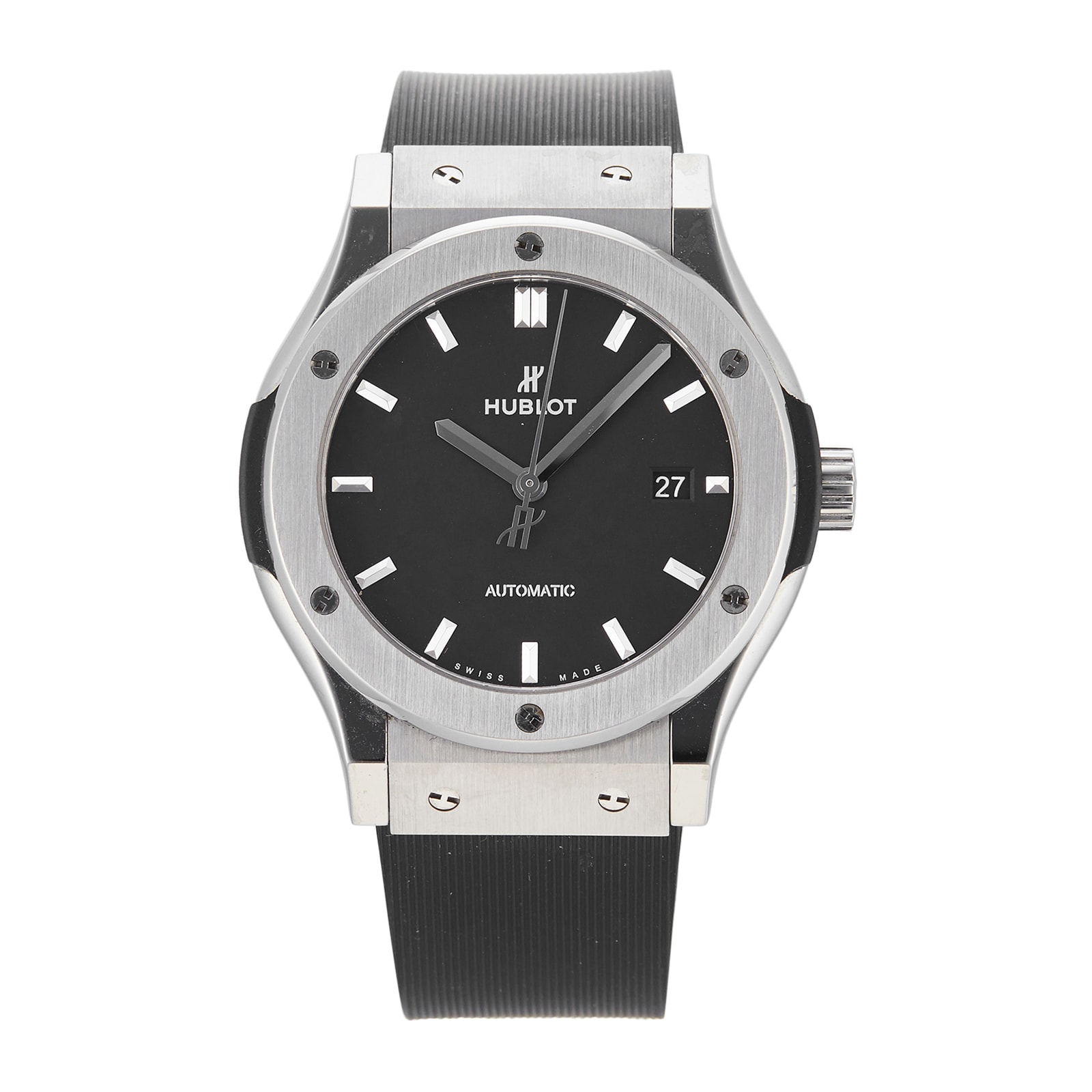 Pre-Owned Hublot Classic Fusion Titanium Mens Watch 542.NX.1171.RX