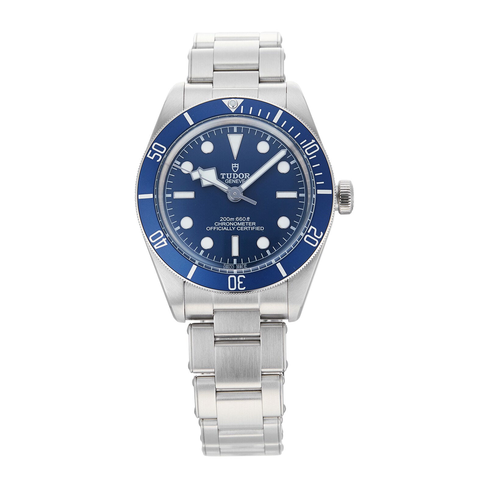 Pre-Owned Tudor Pre-Owned Tudor Black Bay Fifty-Eight Blue Steel Mens Watch M79030B-0001