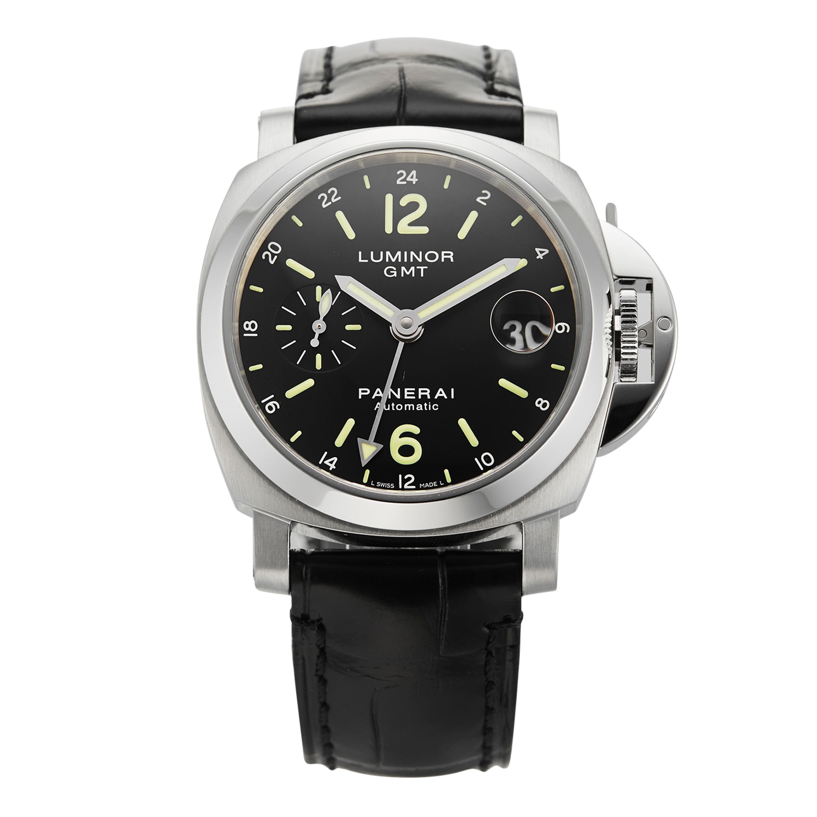 Pre Owned Panerai Pre Owned Panerai Luminor GMT Mens Watch