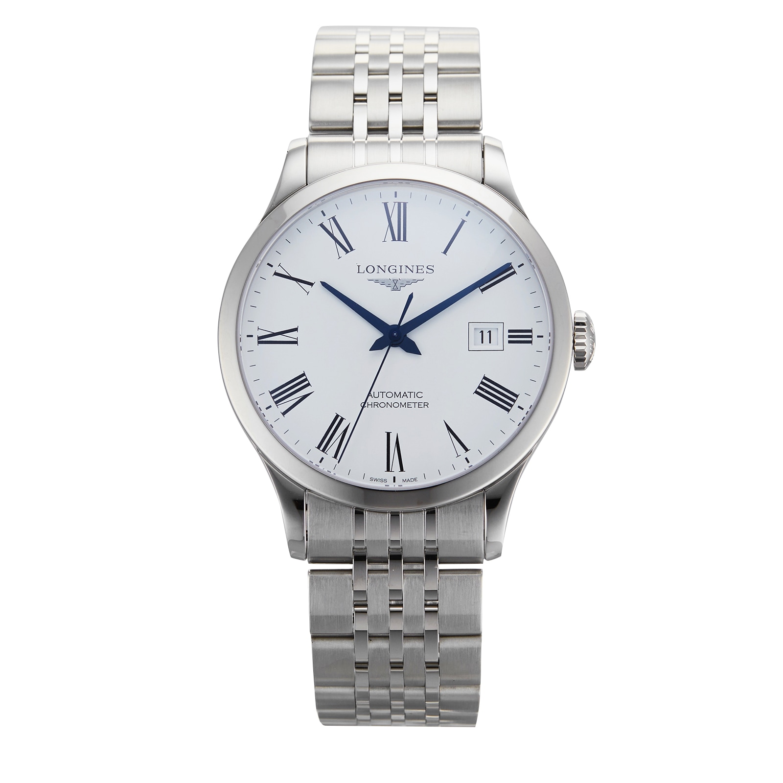 Pre-Owned Longines Record Mens Watch L2.821.4.11.6