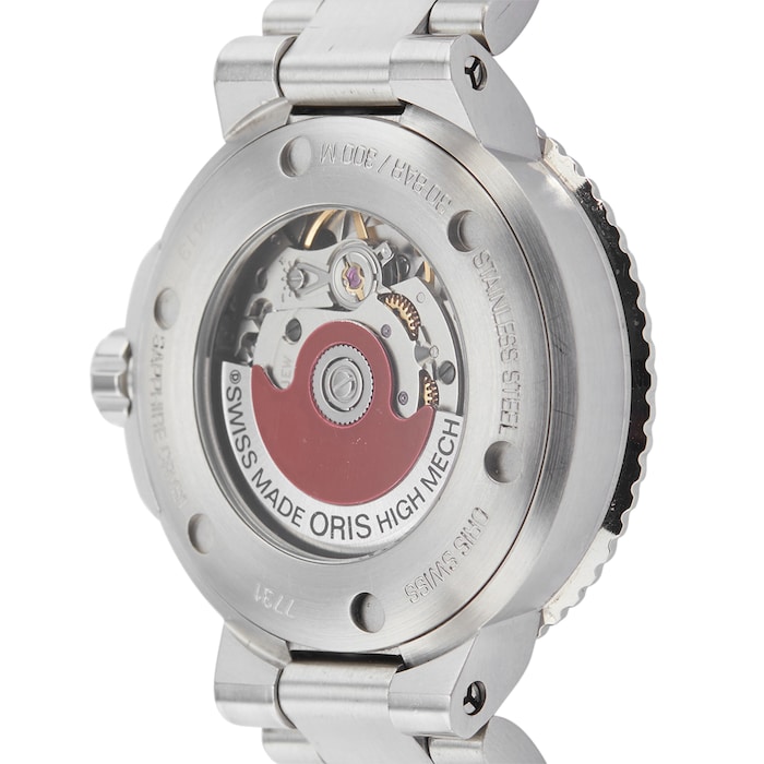 Pre-Owned Oris Aquis Date Diamonds Ladies Watch 01 733 7731 4195-07 8 18 05P