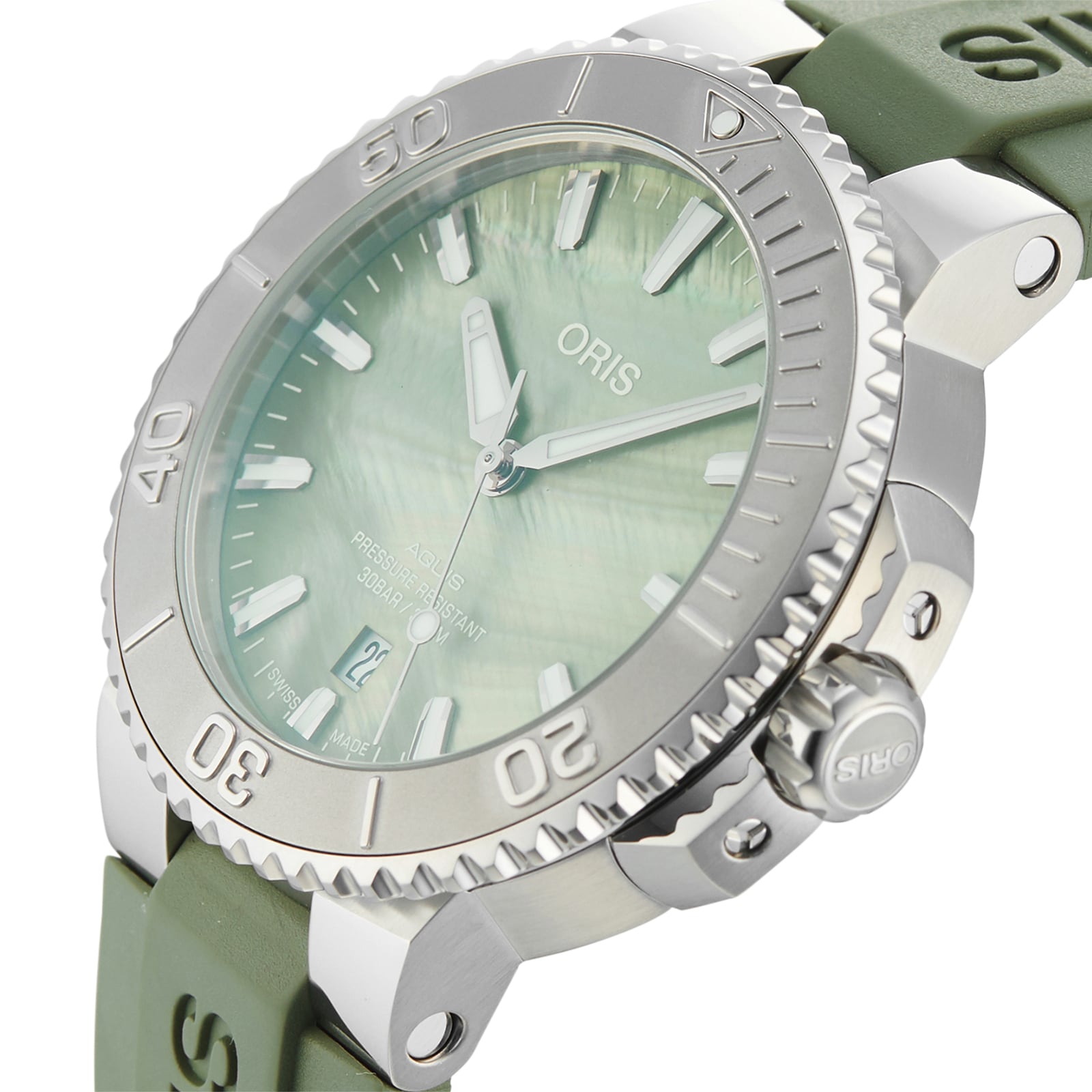 Pre-Owned Oris Aquis 'New York Harbour' Limited Edition Mens Watch 01 733 7766 4187