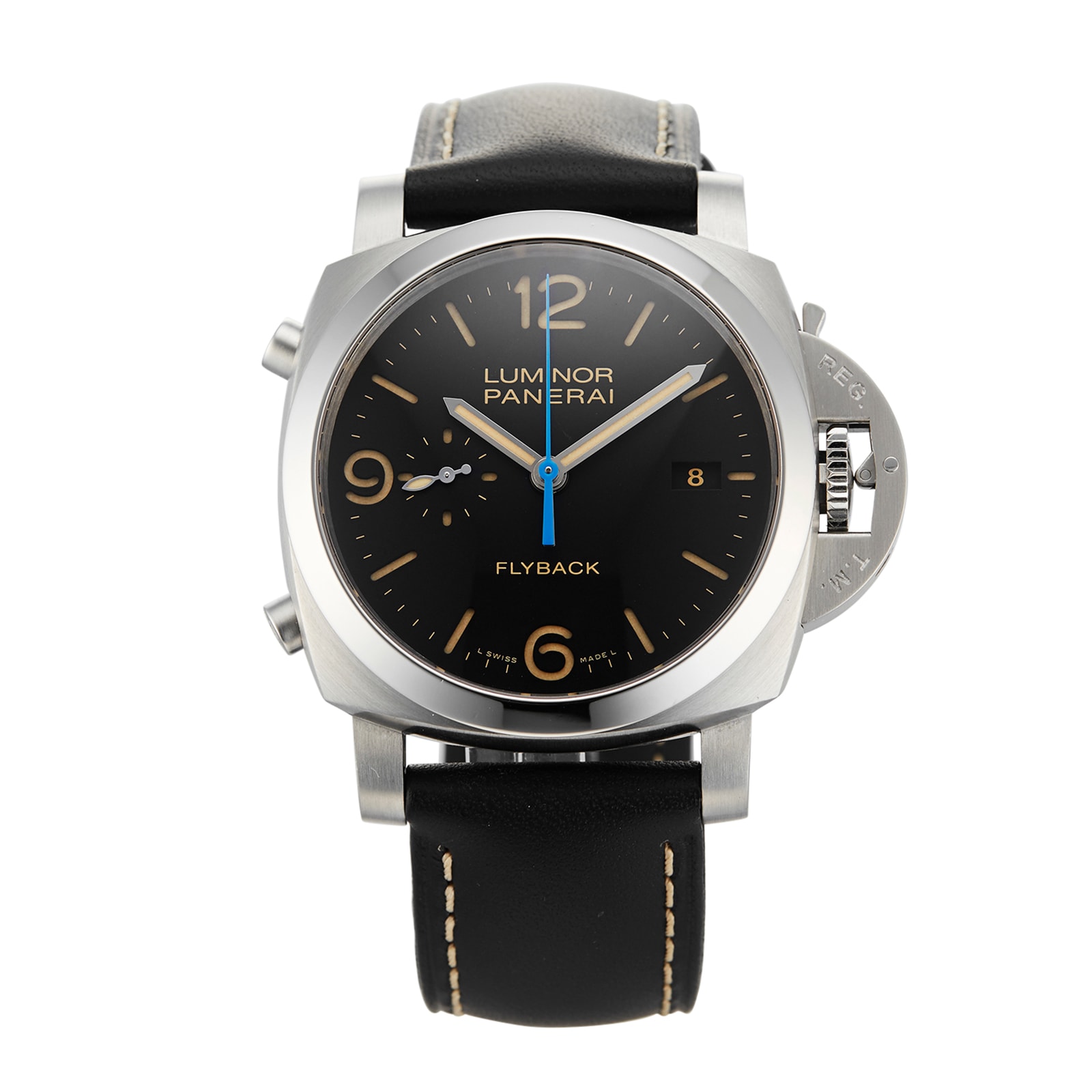 Pre Owned Panerai Pre Owned Paneria Luminor 3 Days Flyback Acciaio