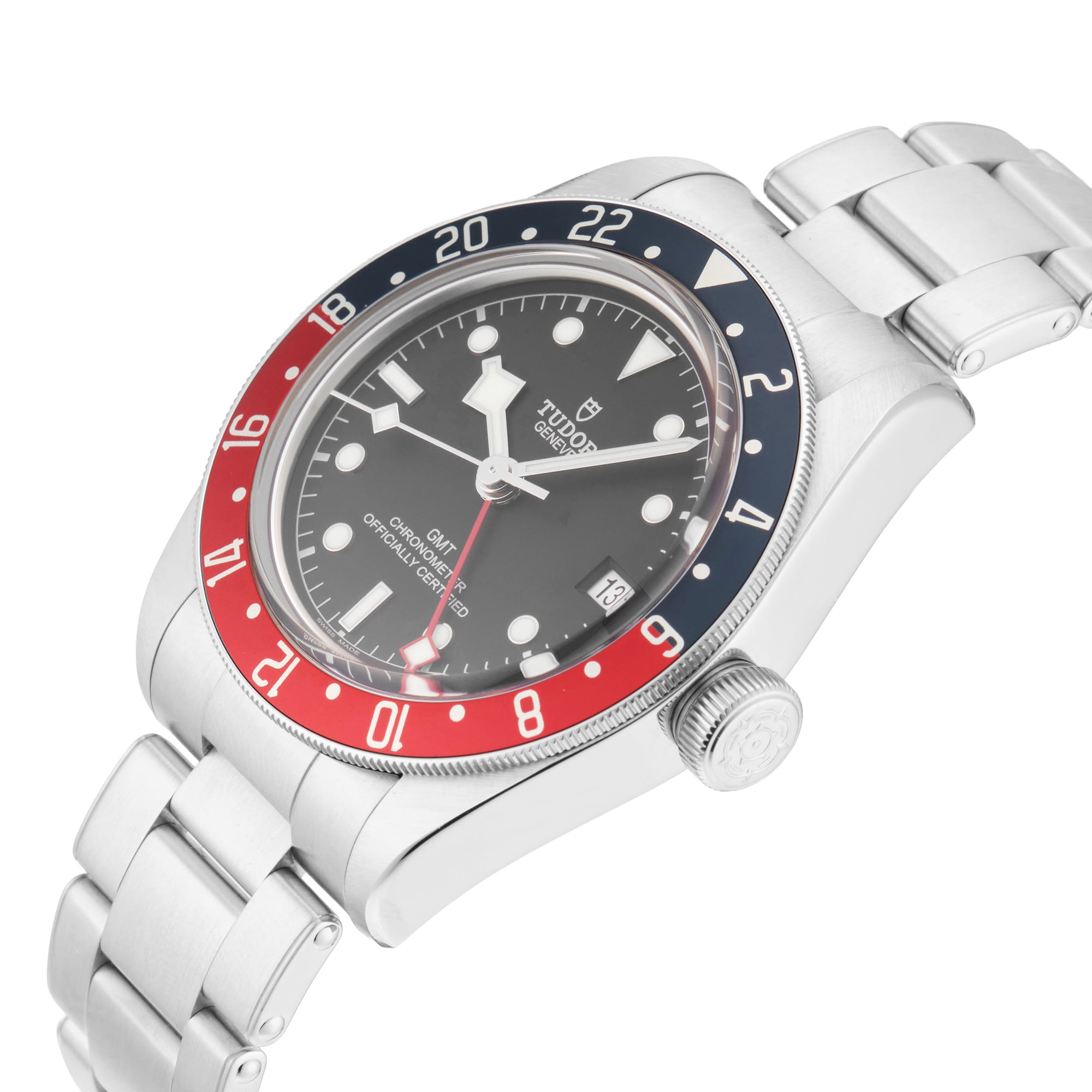 Pre-Owned Tudor Pre-Owned Tudor Black Bay GMT 41mm Stainless Steel  m79830rb-0001