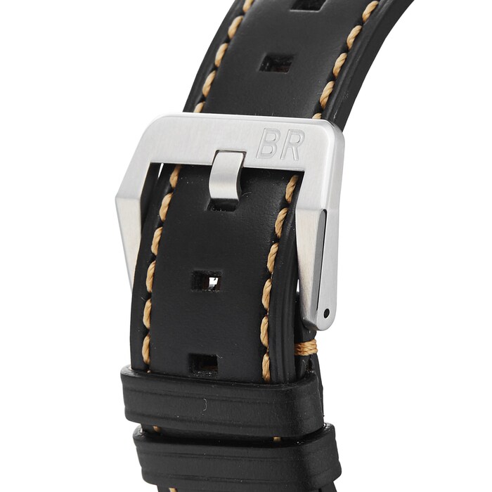Pre-Owned Bell & Ross BRS Steel Heritage Mens Watch BRS-HERI-ST/SCA