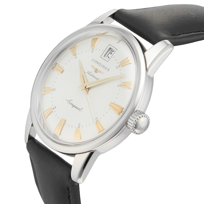 Pre-Owned Longines Conquest Heritage 35mm Mens Watch L1.611.4.75.2