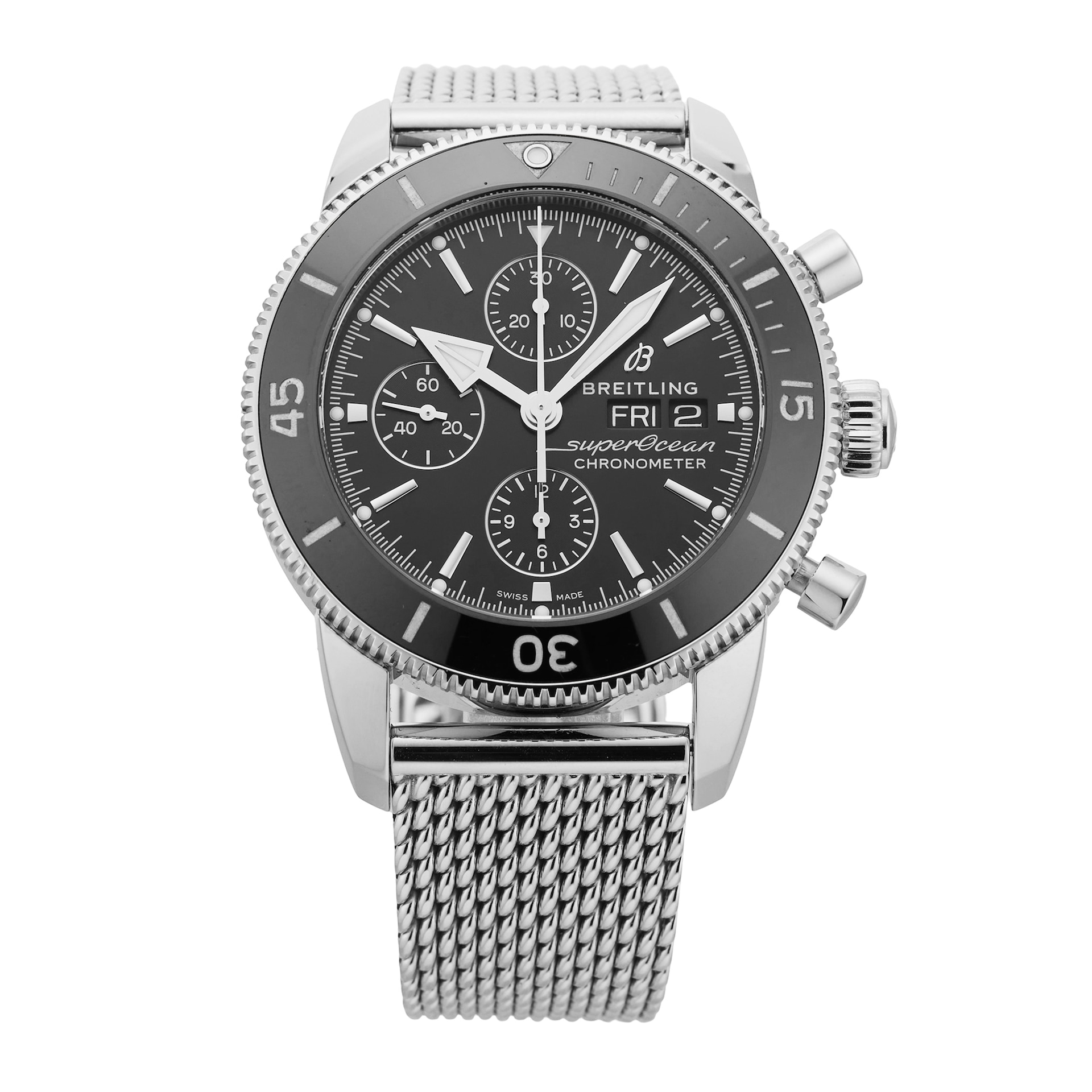 Pre-Owned Breitling Superocean Heritage Chronograph 44MM Stainless Steel