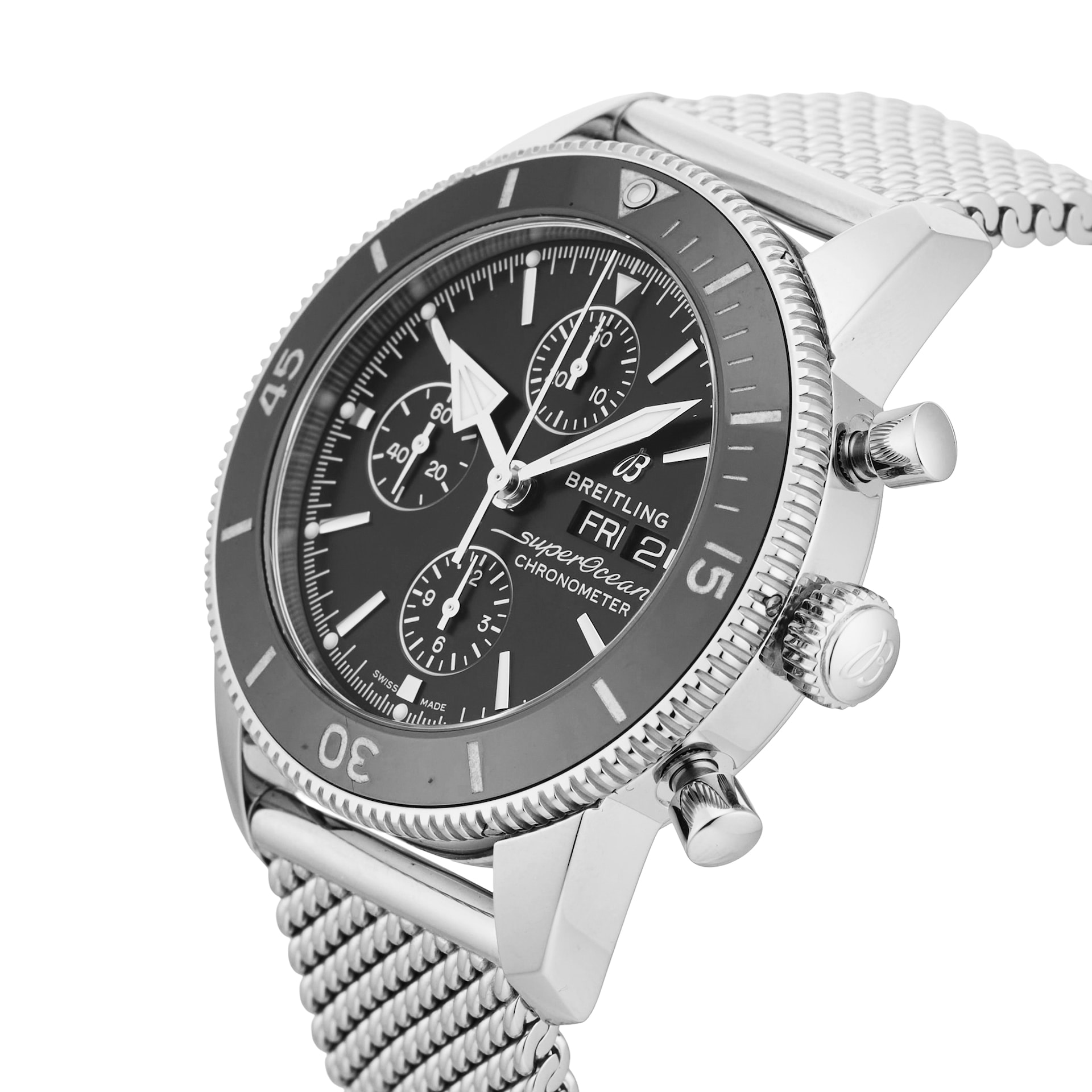 Pre-Owned Breitling Superocean Heritage Chronograph 44MM Stainless Steel
