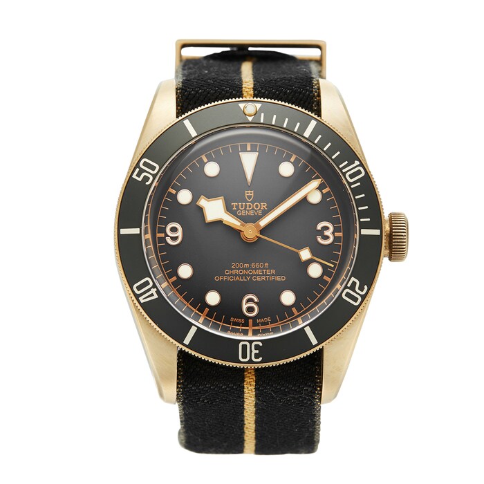 Pre-Owned Tudor Pre-Owned Tudor Black Bay Bronze Mens Watch M79250BA-0002