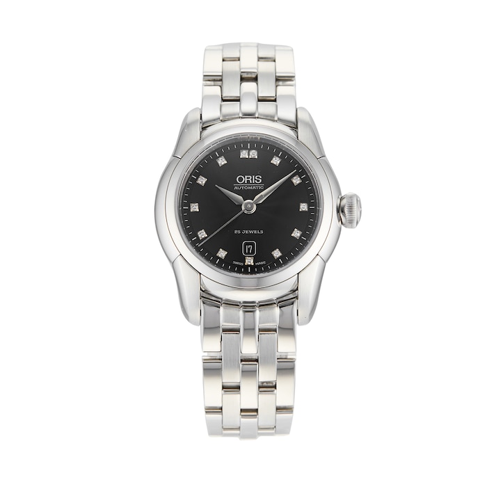 Pre-Owned Oris Artelier Lady Date Diamonds Ladies Watch 01 561 7548 4094-07 8 16 71