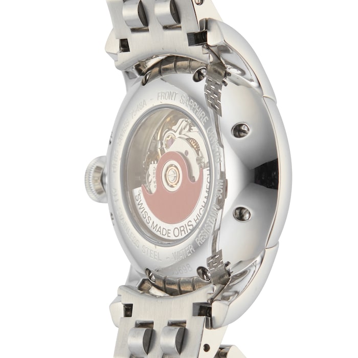 Pre-Owned Oris Artelier Lady Date Diamonds Ladies Watch 01 561 7548 4094-07 8 16 71