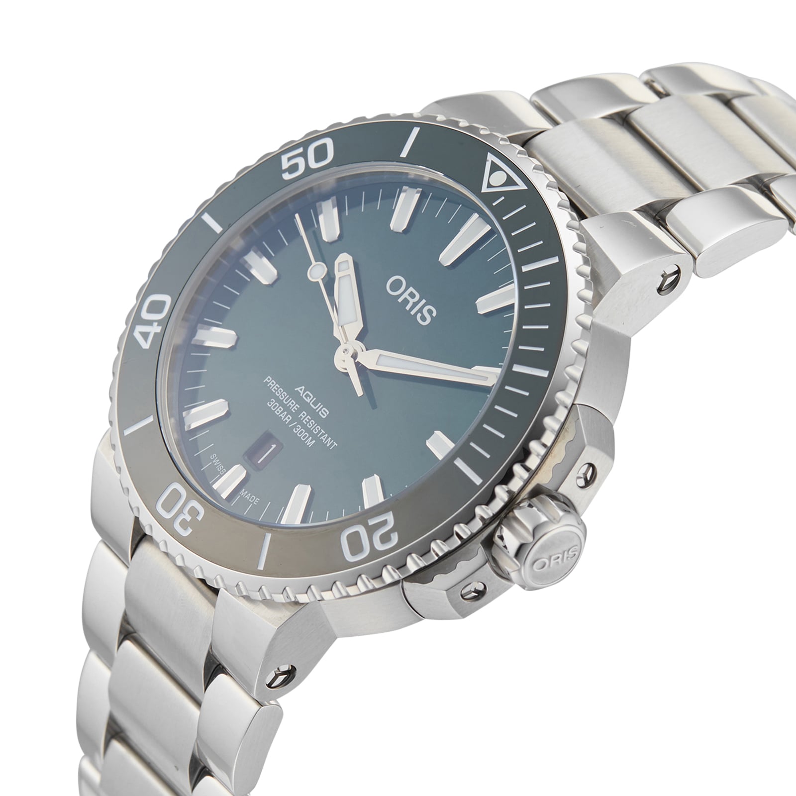 Pre Owned Oris Pre Owned Oris Aquis Date Mens Watch 01 733 7730