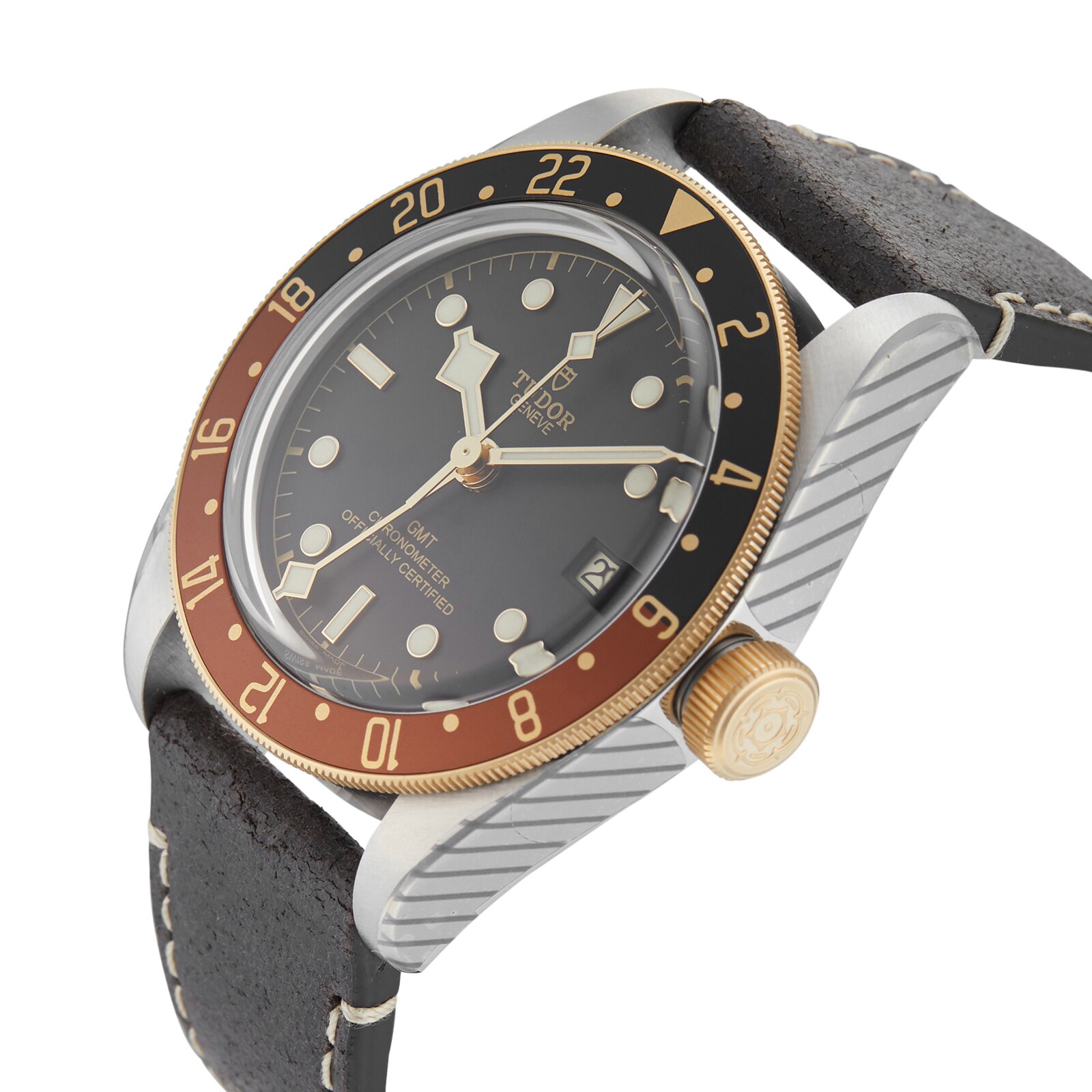 Pre-Owned Tudor Black Bay GMT S&G Mens Watch M79833MN-0003