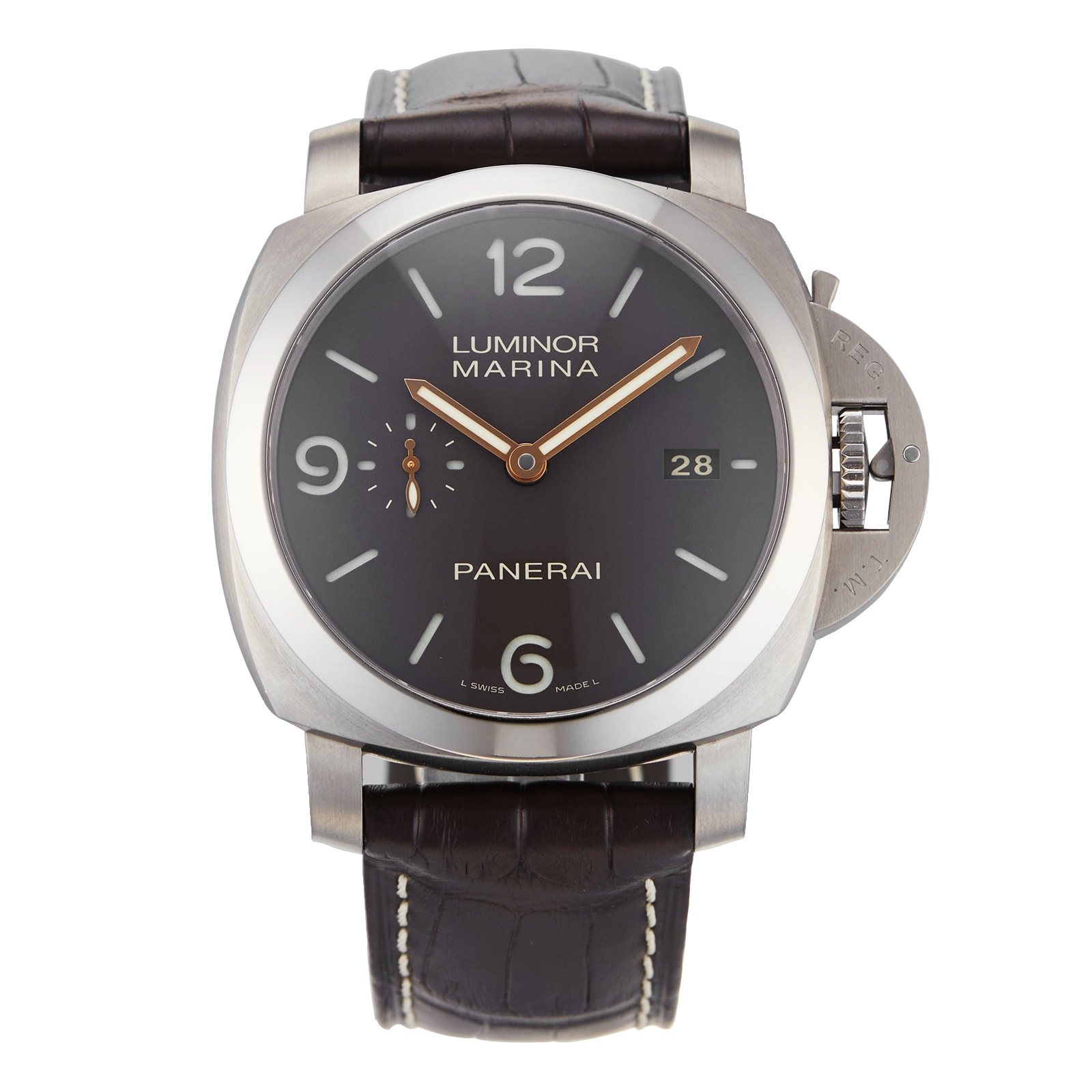 Pre Owned Panerai Pre Owned Panerai Luminor 1950 Mens Watch