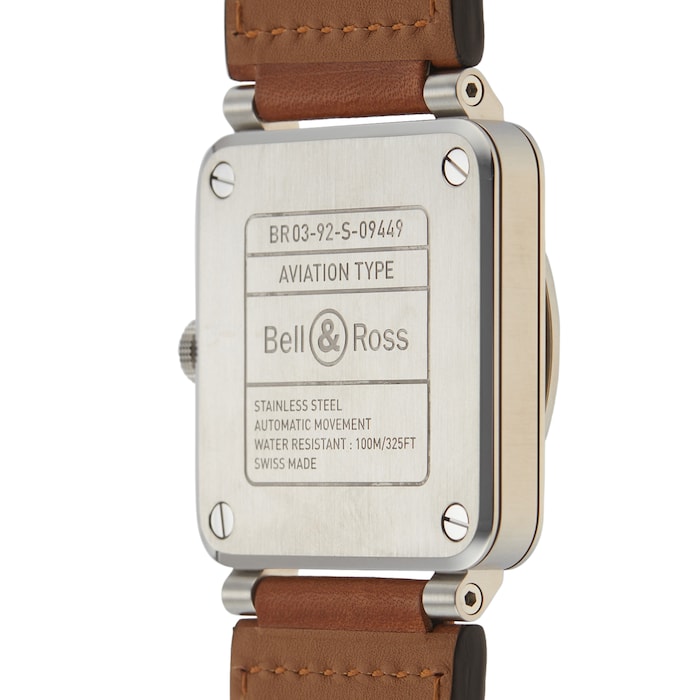 Pre-Owned Bell & Ross BR 09-92 Golden Heritage BR0392-GH-ST/SCA
