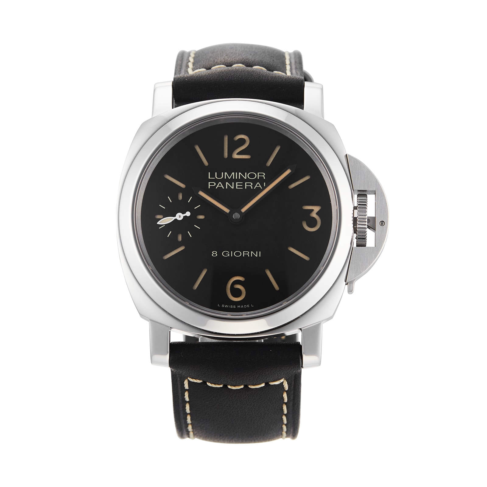 Pre Owned Panerai Pre Owned Panerai Luminor 8 Giorni Mens Watch