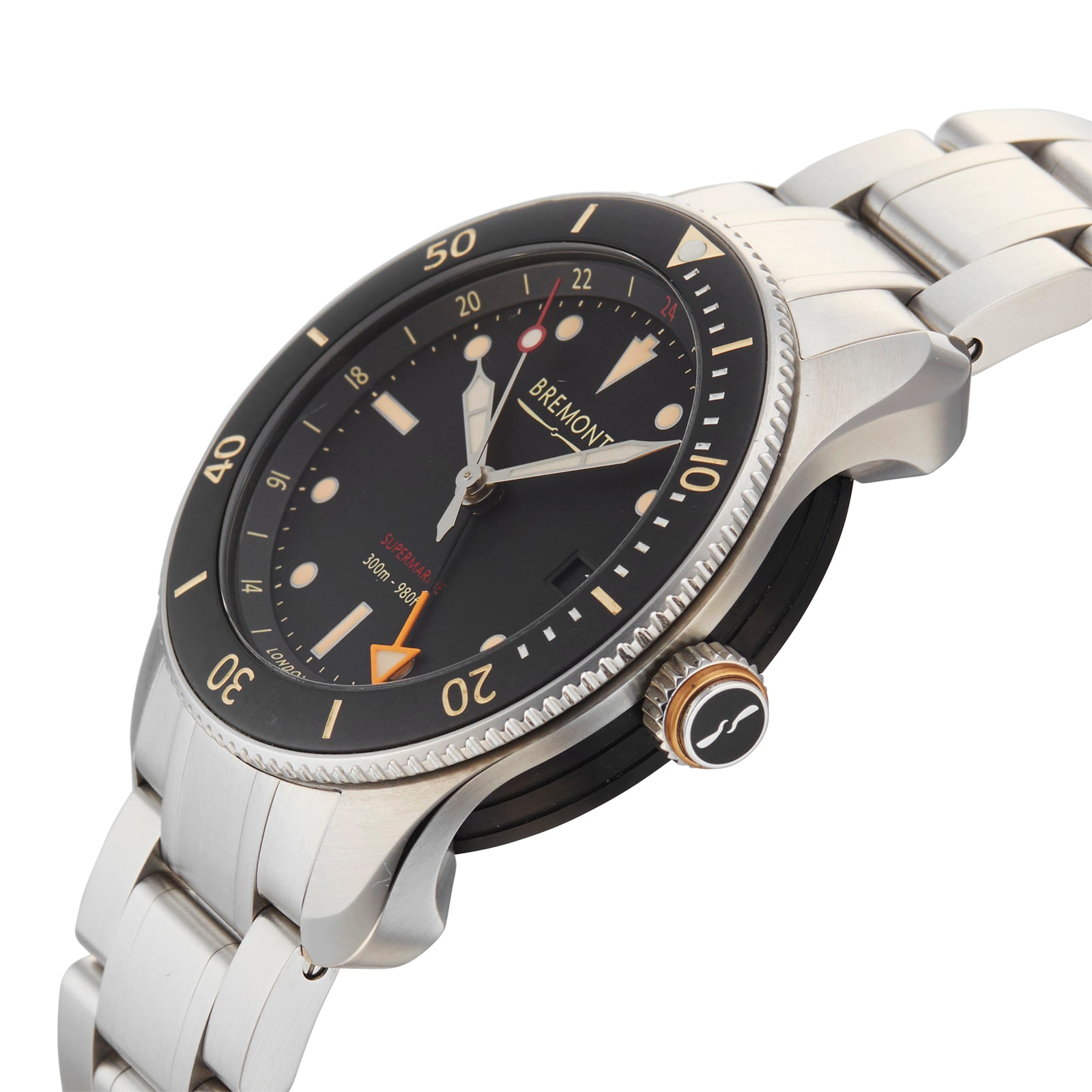 Pre-Owned Bremont S302 Mens Watch S302-BK-NATO-R-S