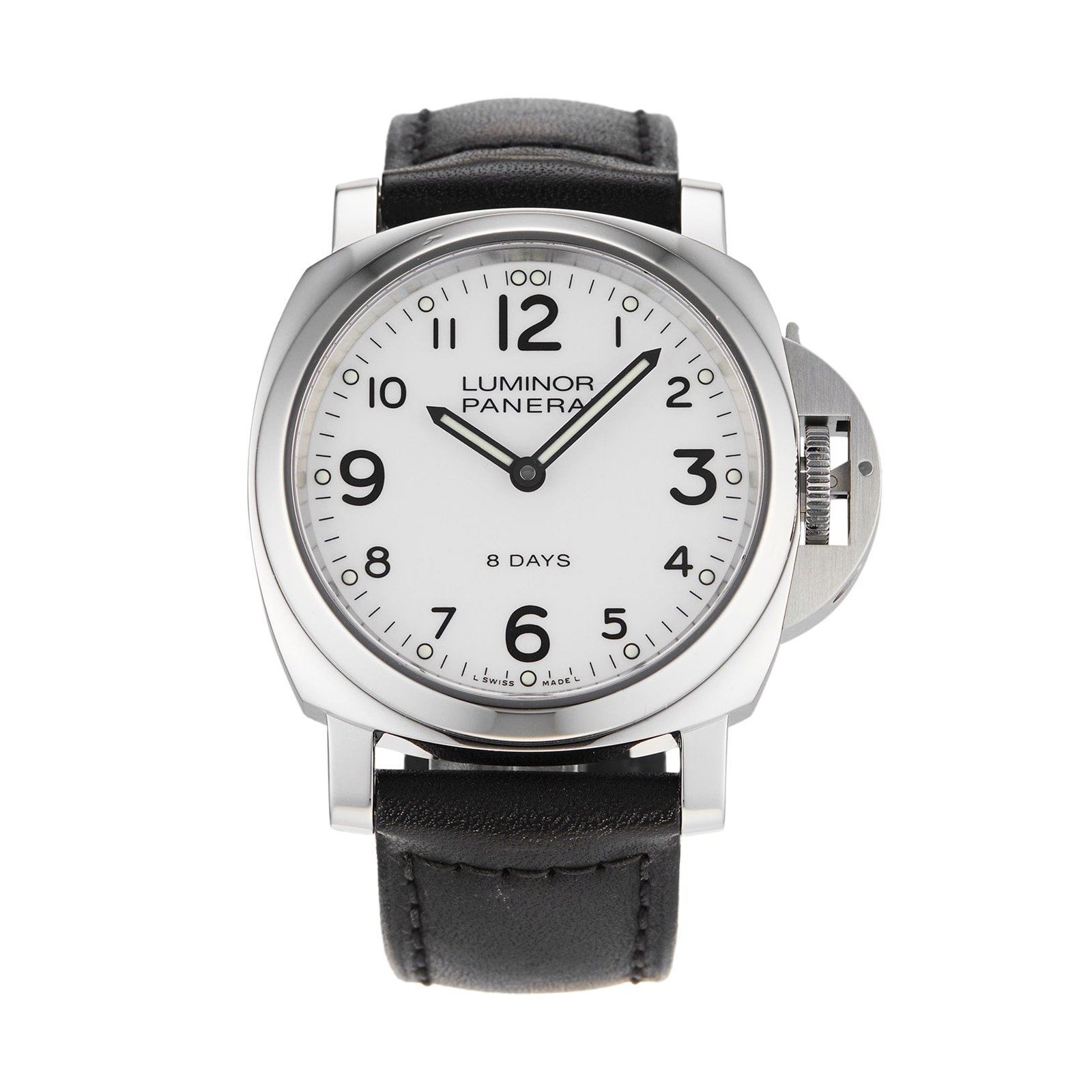 Pre-Owned Panerai Panerai Luminor Base 8 Days Mens Watch PAM00561