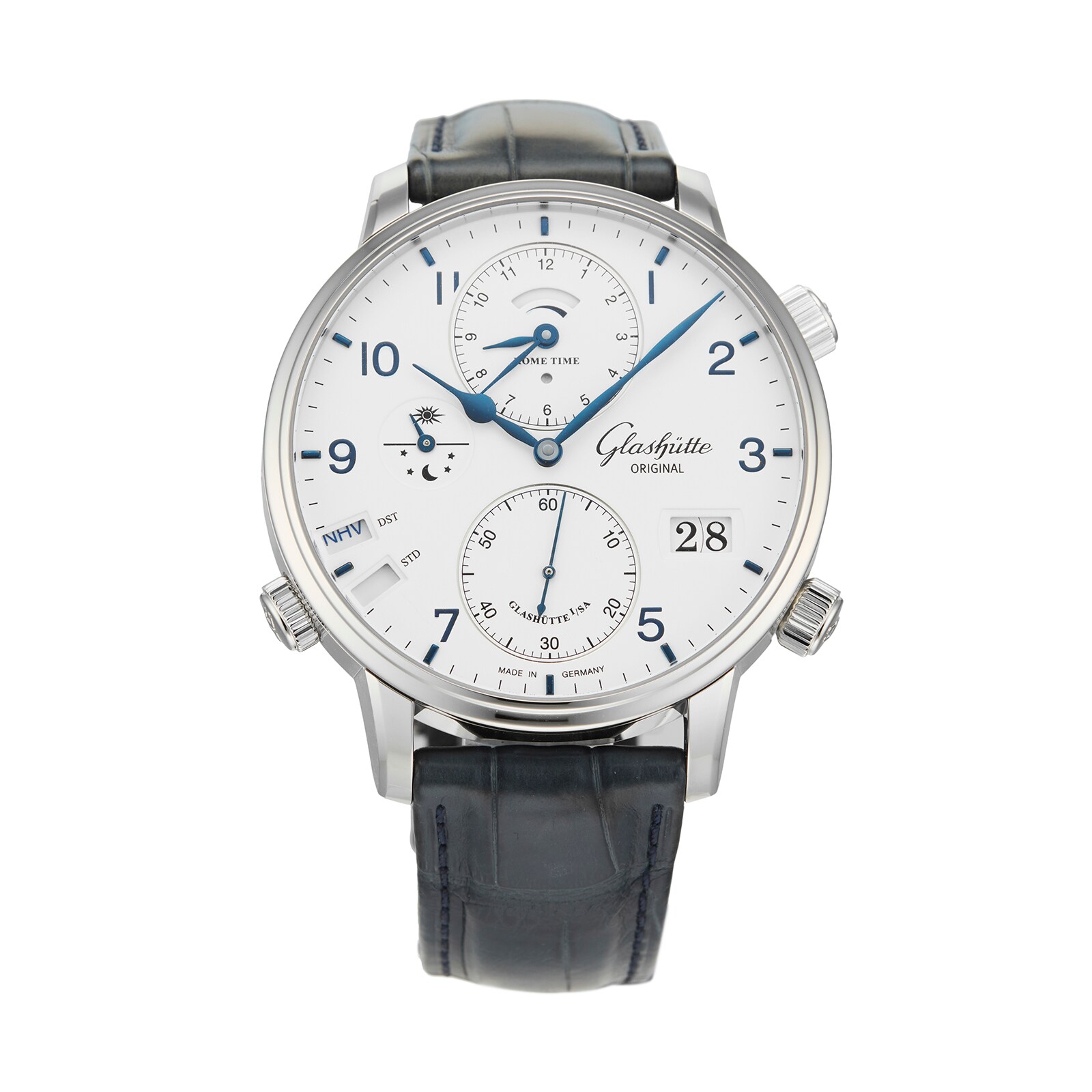 Pre-Owned Glashutte Original Pre-Owned Glashutte Senator Cosmopolite Mens Watch 1-89-02-03-02-30 Pre-Owned Glashutte Original Pre-Owned Glashutte Senator Cosmopolite Mens Watch 1-89-02-03-02-30