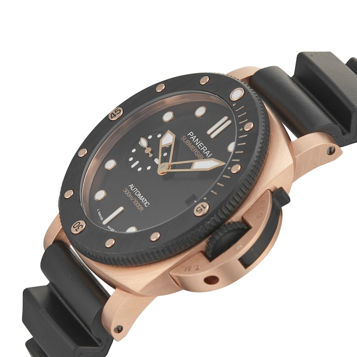 Pre-Owned Panerai Pre-Owned Panerai Submersible Quaranta Quattro Mens Watch PAM02070