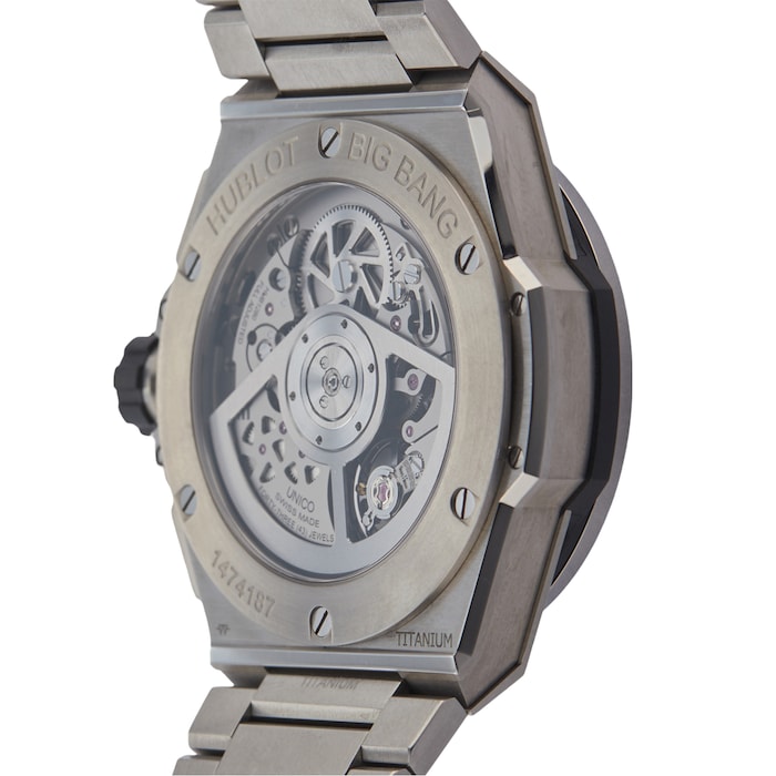 Pre-Owned Hublot Big Bang Intergrated Titanium Mens Watch 451.NX.1170.NX