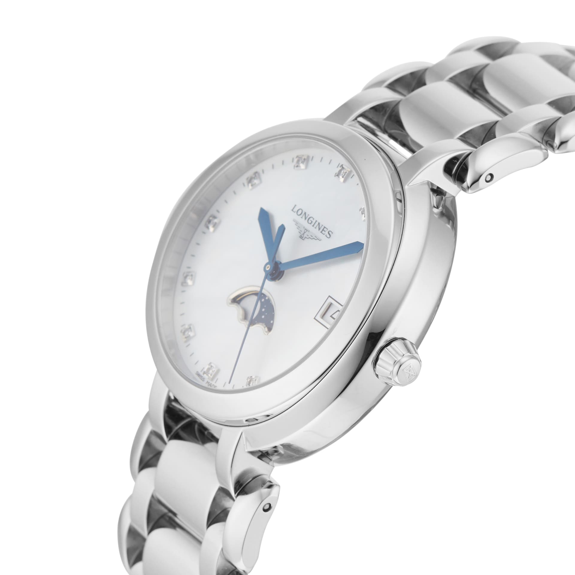 Pre-Owned Longines Primaluna Moonphase 34mm Stainless Steel