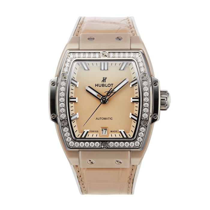 Pre-Owned Hublot Spirit Of Big Bang Beige 665.CZ.891B.LR.1204