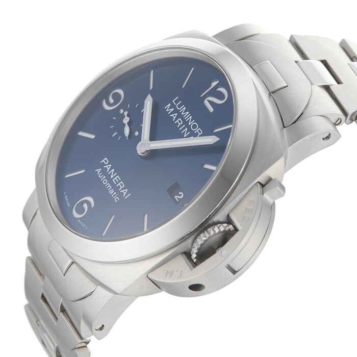 Pre-Owned Panerai Panerai Luminor Marina Specchio Blu PAM01316