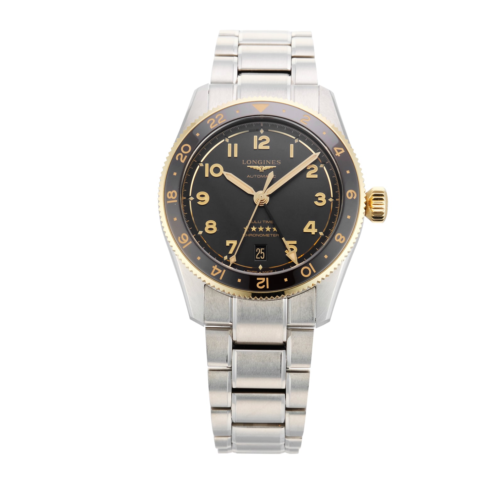 Pre-Owned Longines Spirit Zulu Time L3.802.5.53.6