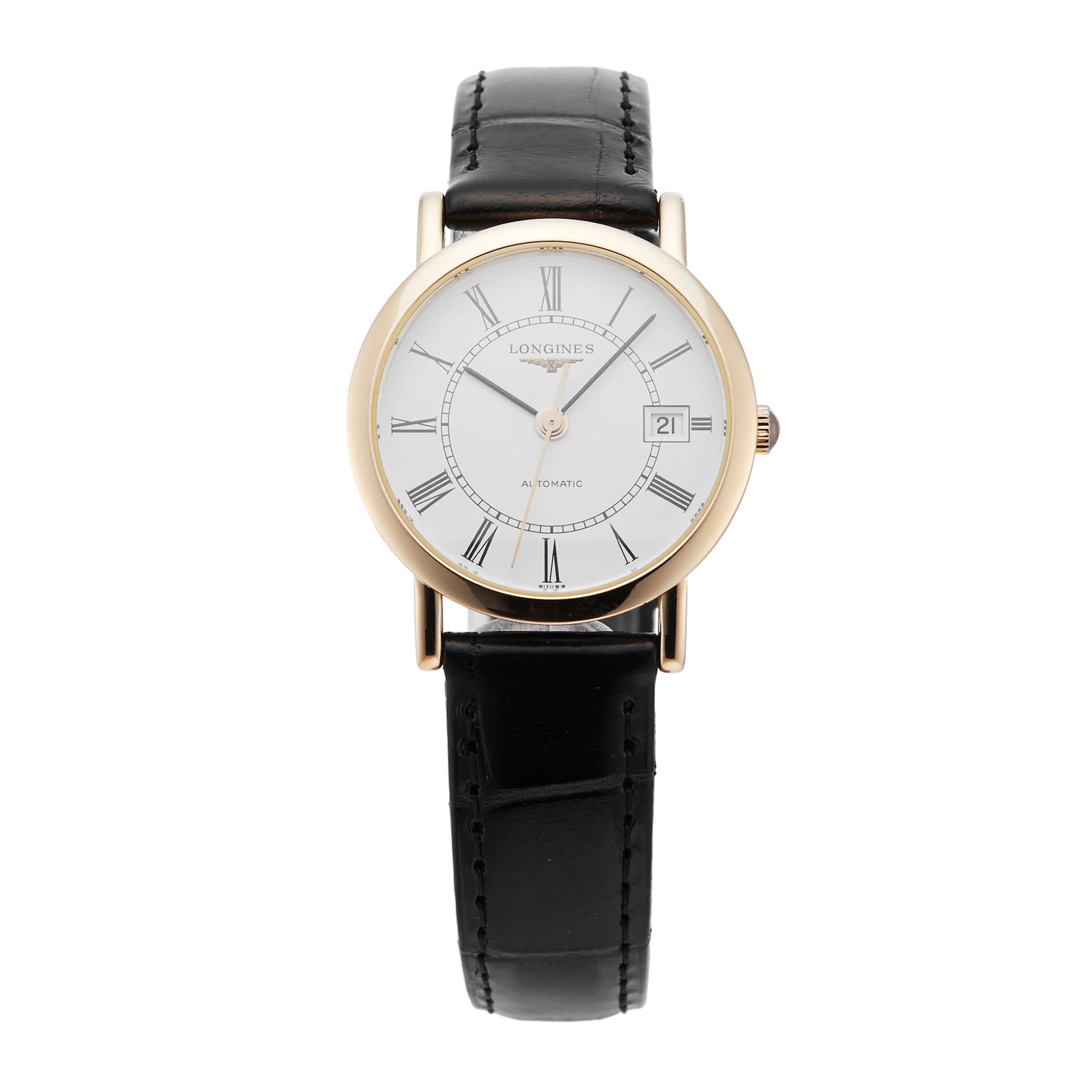 Pre-Owned Longines Elegant Collection 27.20mm Rose Gold