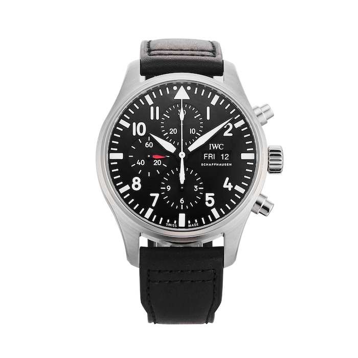 Pre-Owned IWC Schaffhausen Pilot's Watch Chronograph IW377709
