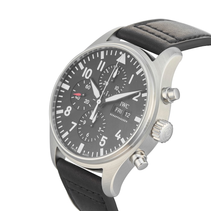 Pre-Owned IWC Schaffhausen Pilot's Watch Chronograph IW377709
