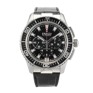 Pre-Owned Zenith El Primero Stratos Flyback 45.5MM Stainless Steel 03.2060.405/21.C714