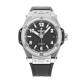 Pre-Owned Hublot One Click Steel Diamonds  465.SX.1170.RX.1204