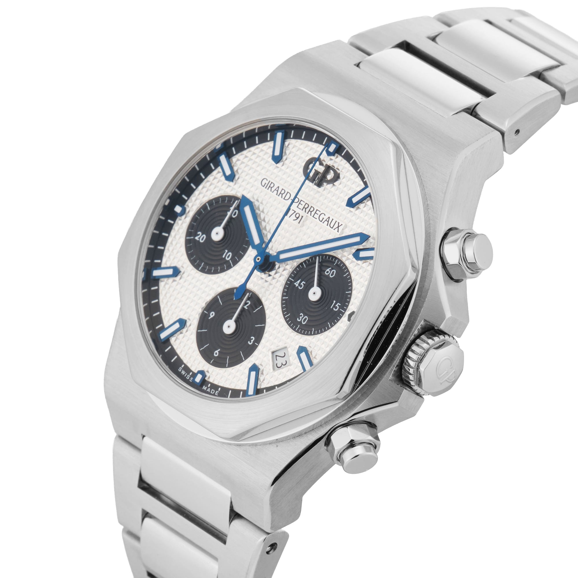 Pre-Owned Girard-Perregaux Laureato Chronograph 42mm Stainless Steel